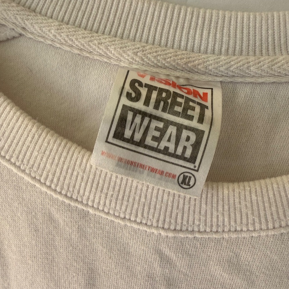 Vintage Vision Street ear Fleece Crew neck Sweatshirt - Picture 2 of 4